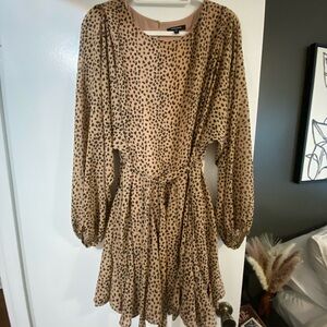 Mittoshop Patterned Long Sleeve Dress